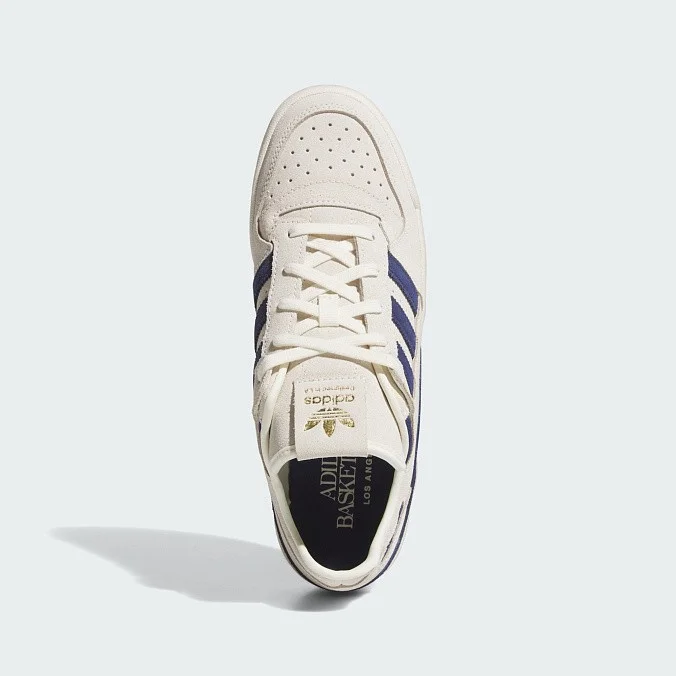 Кроссовки adidas Originals Forum Low CL Cream White/Dark Blue/Dark Blue