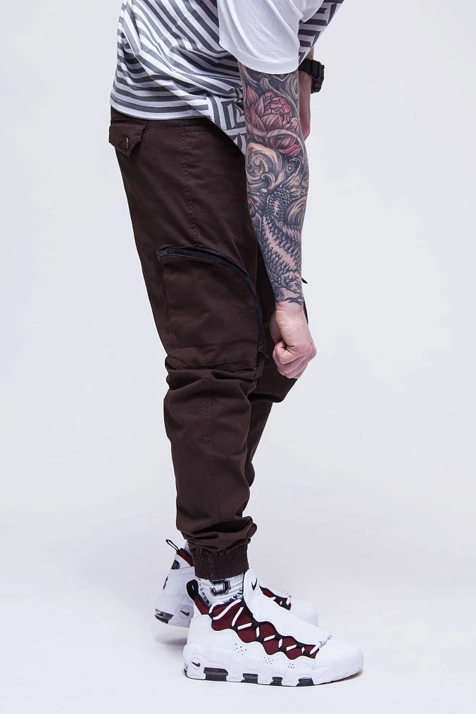 Брюки SKILLS Asymmetric Pants Brown