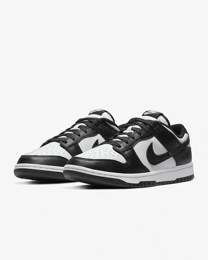 Кроссовки Nike Dunk Low Retro White/White/Black
