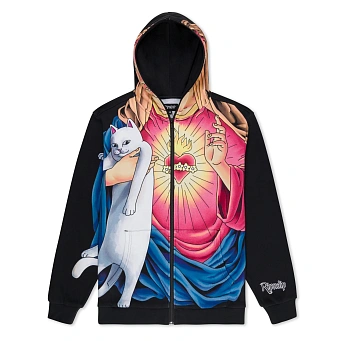 Толстовка RIPNDIP Mother Mary Full Zip Hoodie Black