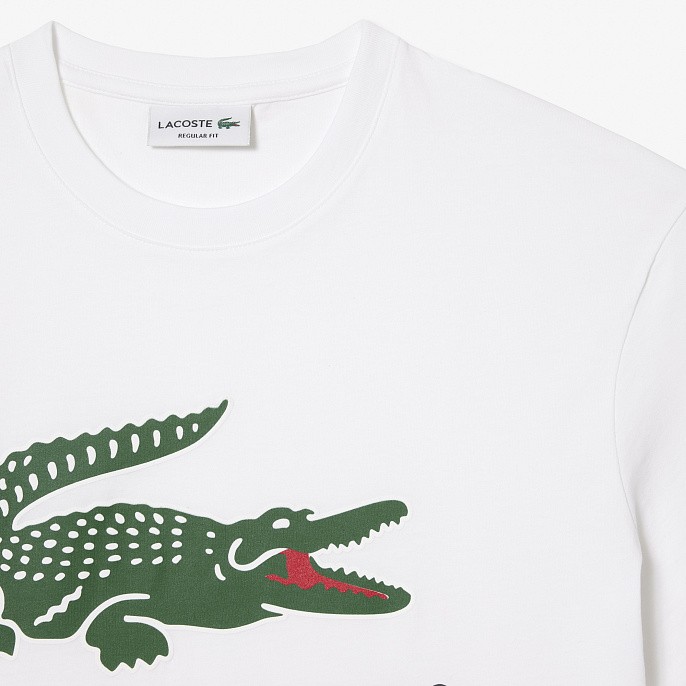 Футболка Lacoste Cotton Jersey Signature Print T-Shirt