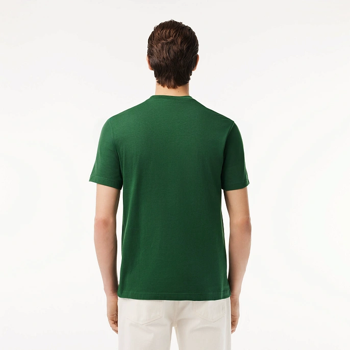 Футболка Lacoste Cotton Jersey Signature Print T-Shirt