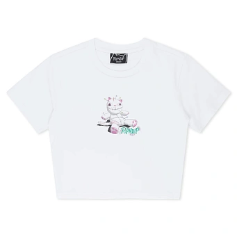 Кроп-топ женский RIPNDIP Travis Cropped Baby Tee White