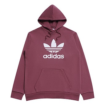 Толстовка adidas Originals Adicolor Classics Trefoil Hoodie Quiet Crimson