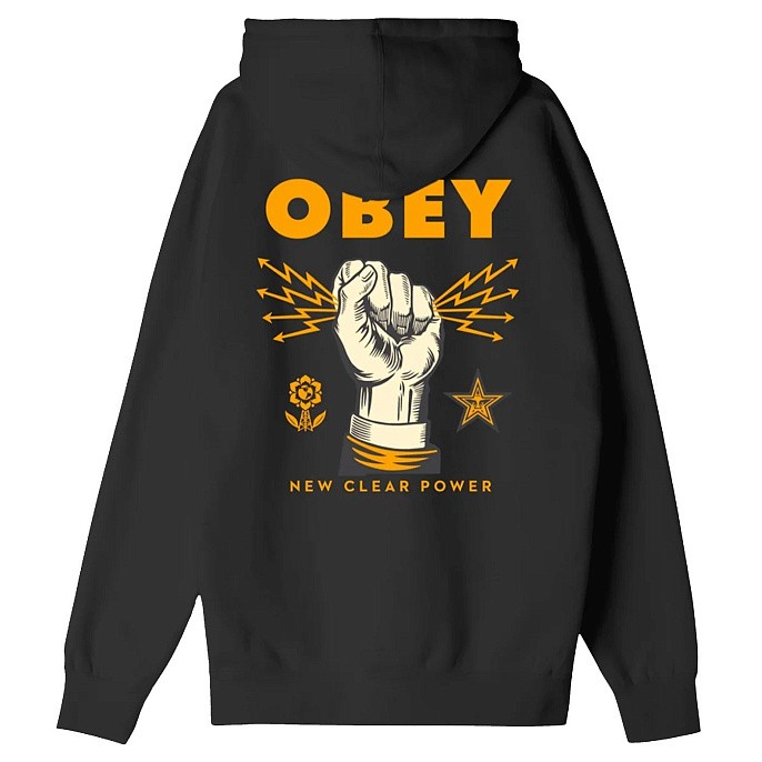 Толстовка Obey Obey New Clear Power Hood