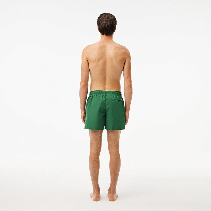 Шорты Lacoste Croc Print Swim Trunks Pine Green