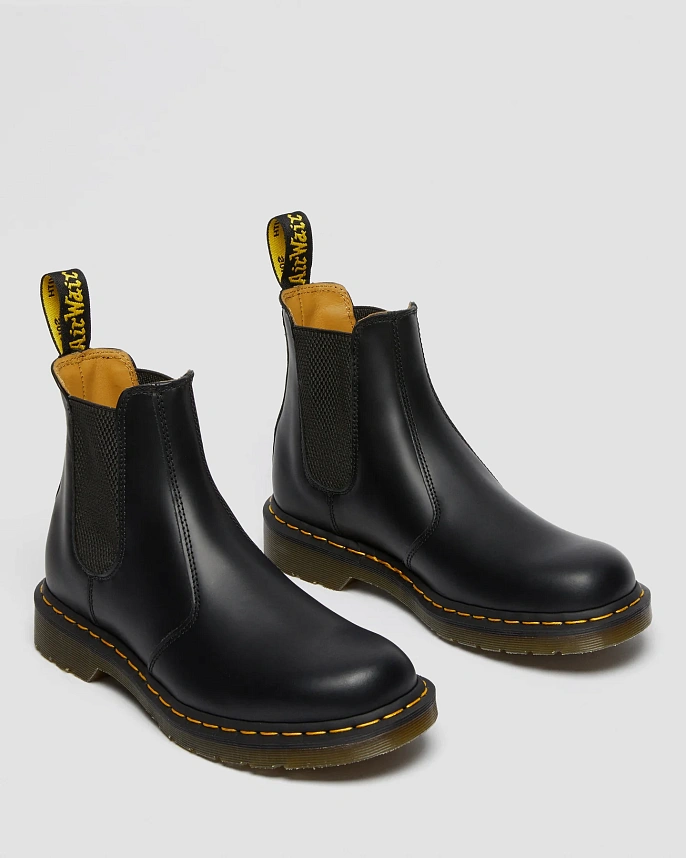 Ботинки унисекс Dr. Martens 2976 Yellow Stitch Smooth Leather Boots