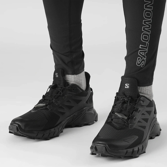 Кроссовки Salomon Supercross 4 Gore-Tex Black/Black/Black