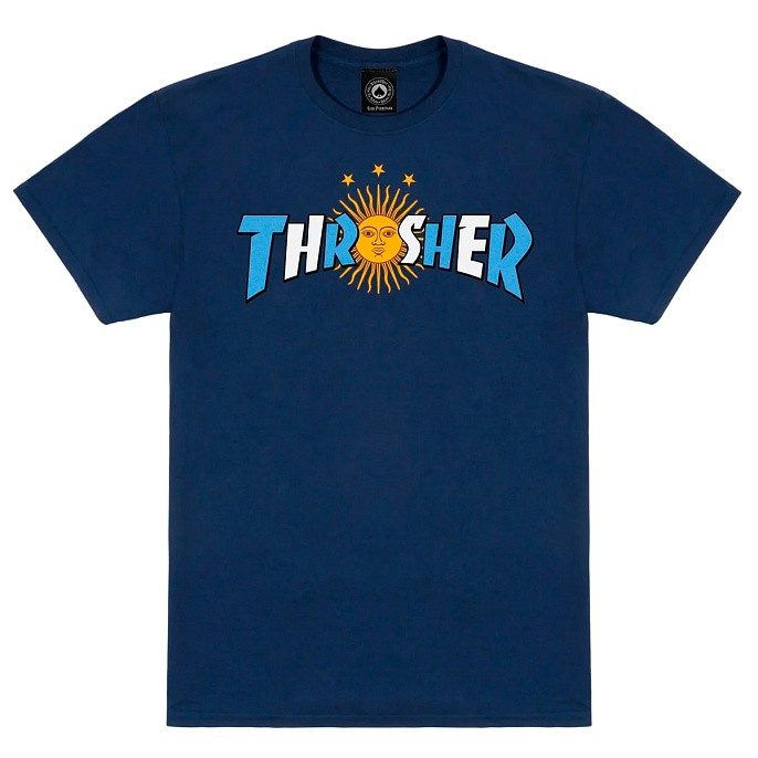 Футболка Thrasher Argentina Estrella T-Shirt Navy