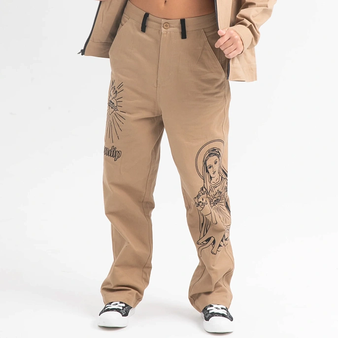 Брюки RIPNDIP Mother Mary Pants Tan