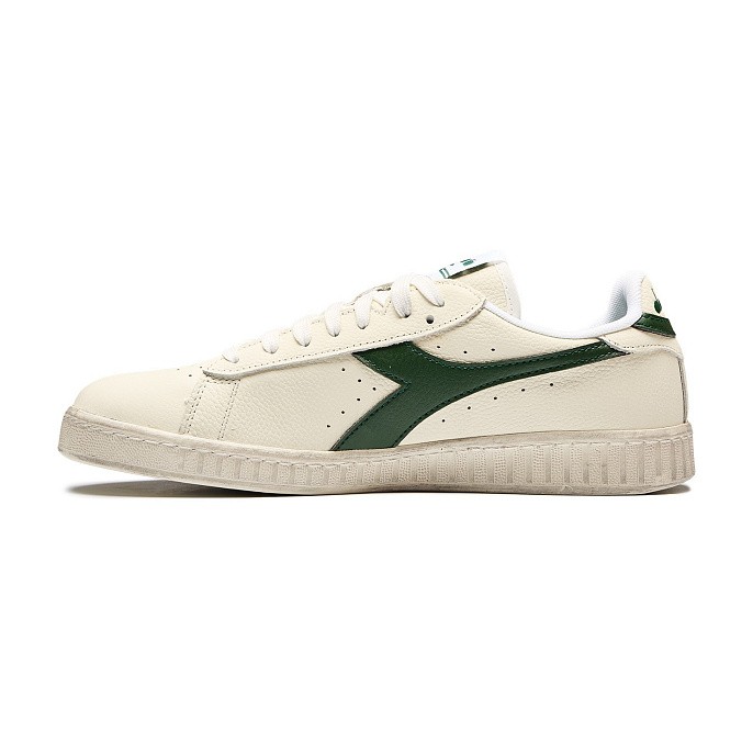 Кроссовки Diadora Game L Low Waxed White/Fogliage Green