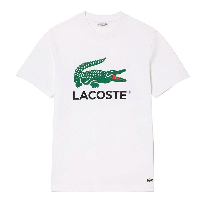 Футболка Lacoste Cotton Jersey Signature Print T-Shirt