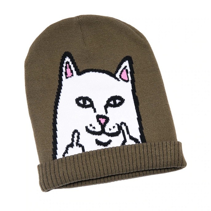 Шапка RIPNDIP Peeking Nermal Beanie Forest