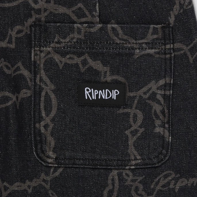 Джинсы RIPNDIP Wired Denim Pants Black