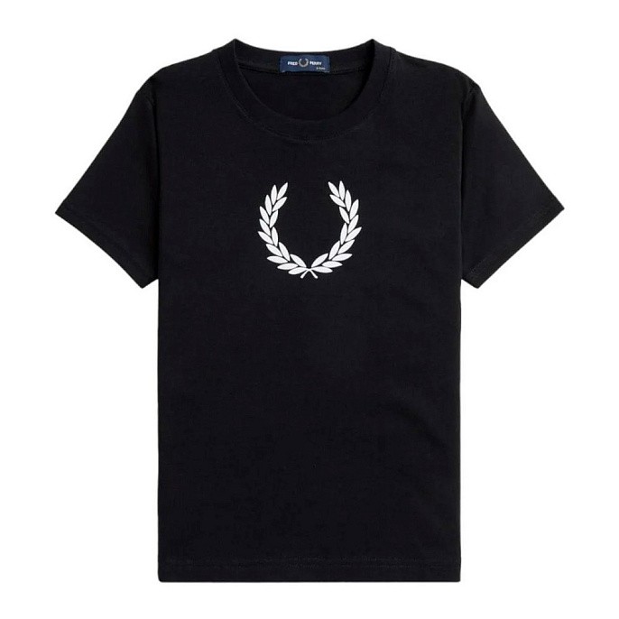 Футболка Fred Perry Flocked Laurel Wreath T-Shirt