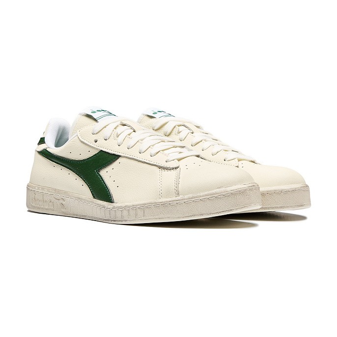 Кроссовки Diadora Game L Low Waxed White/Fogliage Green