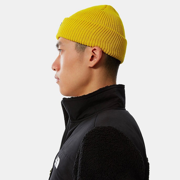 Шапка The North Face Black Box Beanie Lightning Yellow