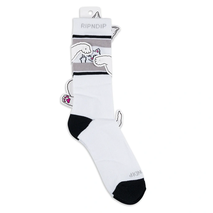 Носки RIPNDIP Peeking Nermal Socks White