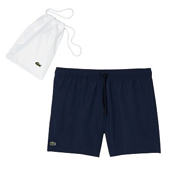 Шорты Lacoste Lightweight Monochrome Swim Trunks Navy Blue/Green