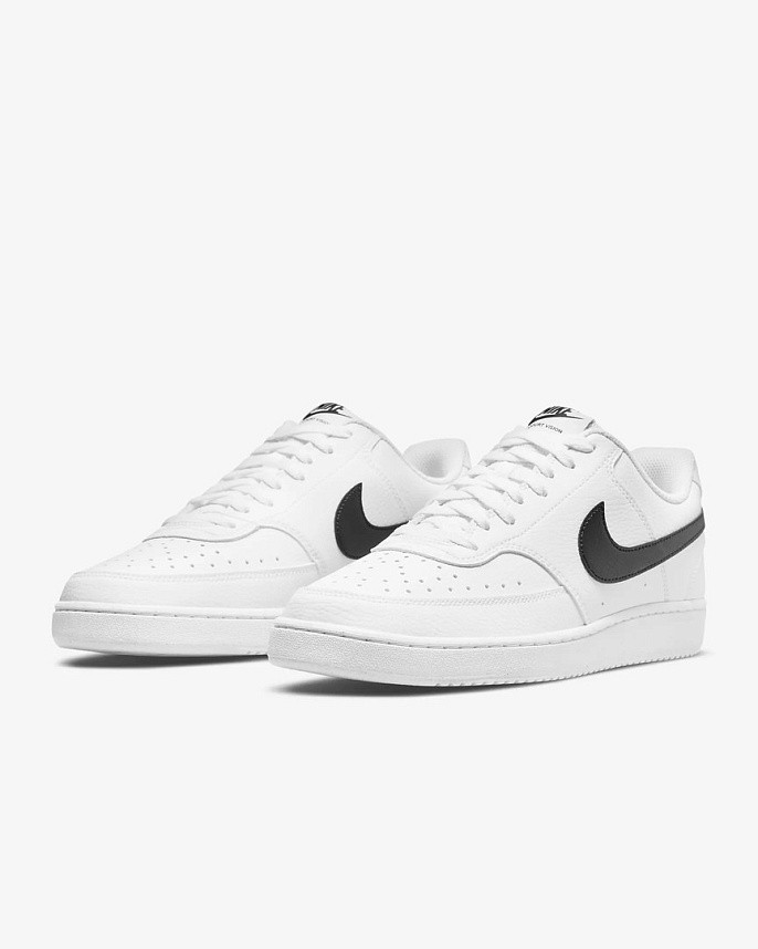 Кроссовки Nike Court Vision Low Next Nature White/White/Black