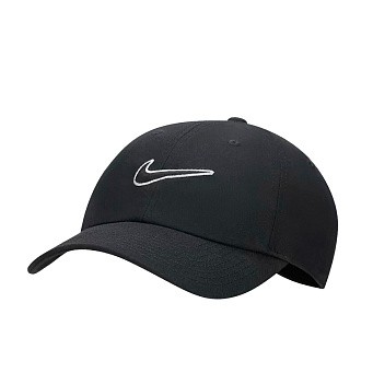 Кепка Nike Club Unstructured Swoosh Cap Black/Black