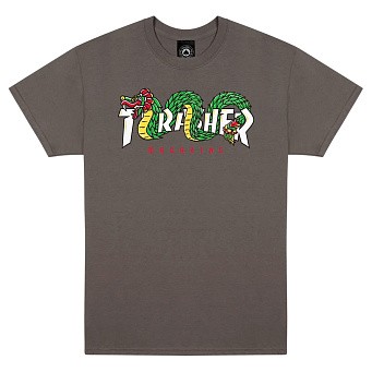 Футболка Thrasher Aztec T-shirt Charcoal