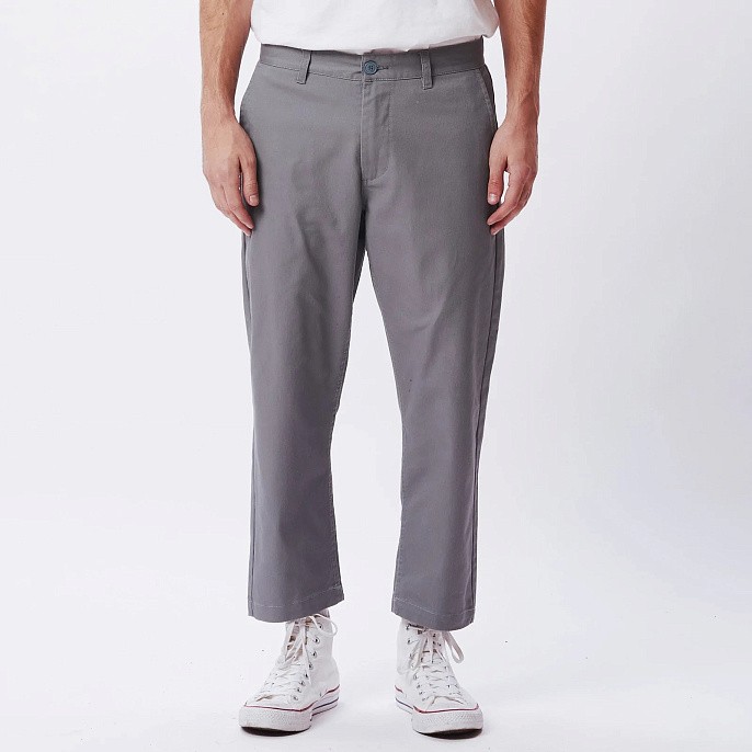 Брюки Obey Straggler Flooded Pant