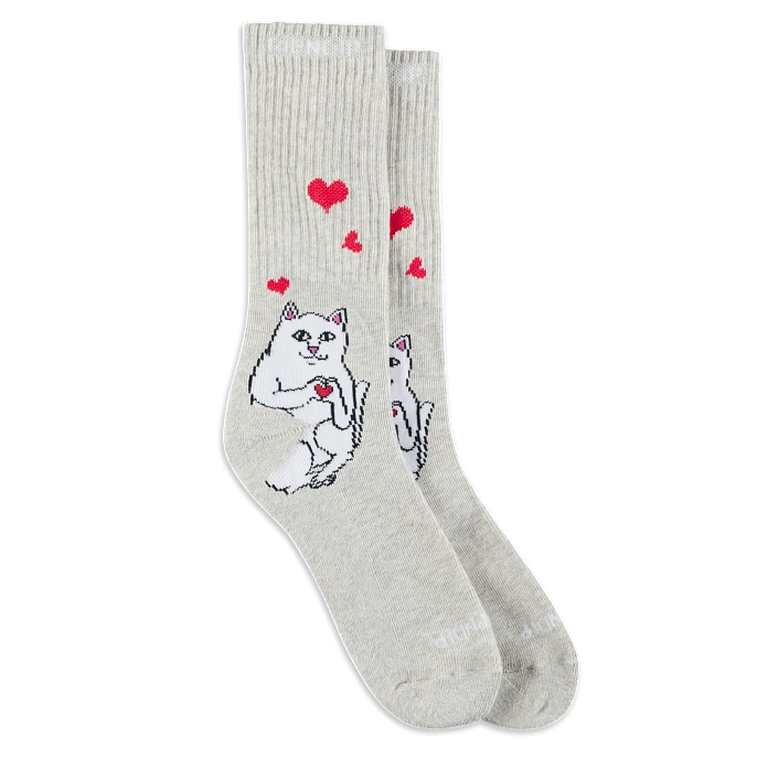 Носки RIPNDIP Nermal Loves Socks Ash Heather