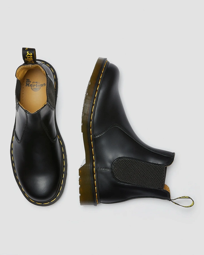 Ботинки унисекс Dr. Martens 2976 Yellow Stitch Smooth Leather Boots