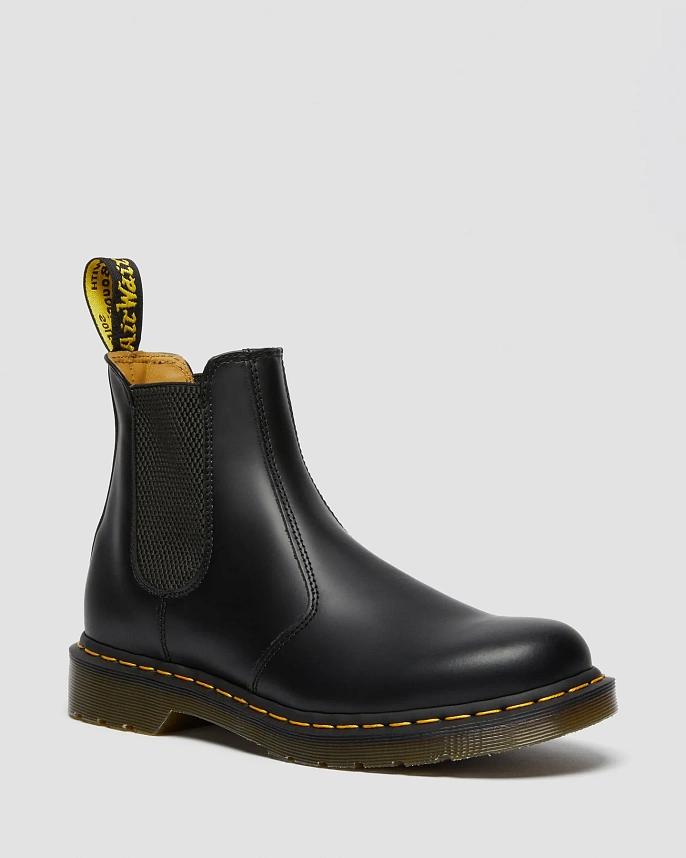 Ботинки унисекс Dr. Martens 2976 Yellow Stitch Smooth Leather Boots